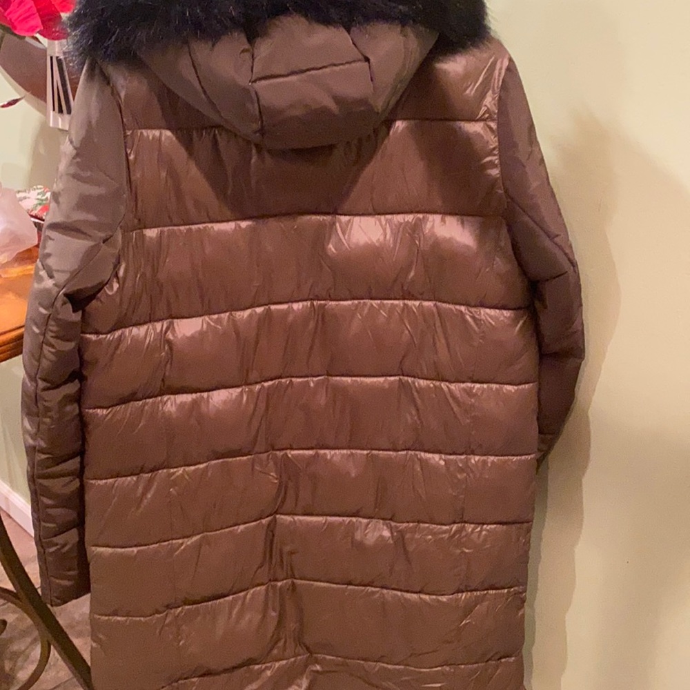 Fur Trim Multizip Down Parka